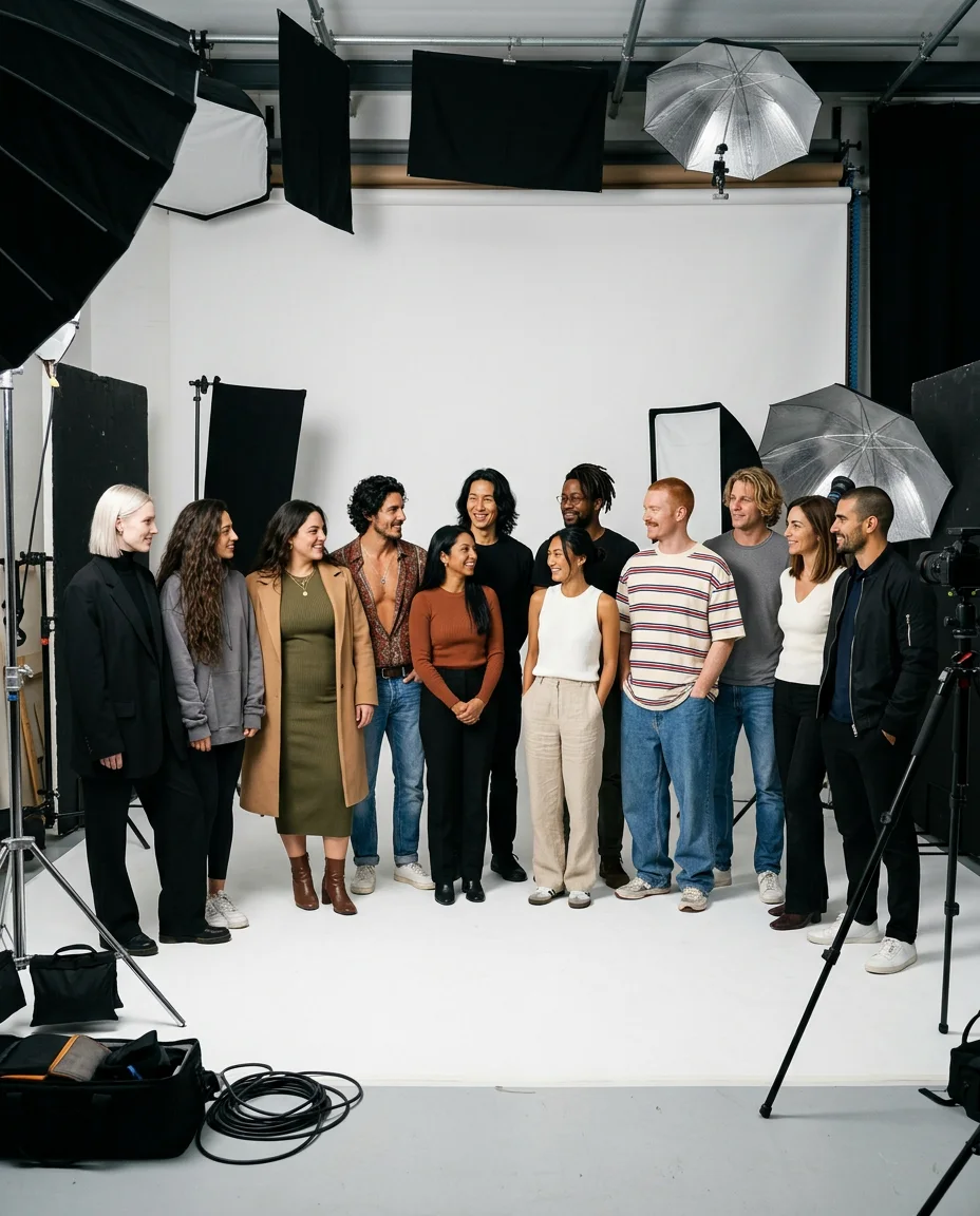 Grupo de avatares digitales Bitrai Studio